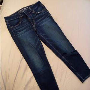 American Eagle Jegging crop super stretch jeans